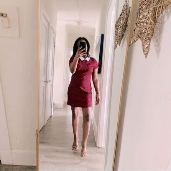 Design Lab Lord & Taylor Red Mini Dress - Picture 2 of 10